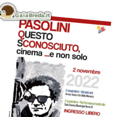 Omaggio a Pasolini, 2 novembre, Street Art e Performance teatrale. Ingresso Libero